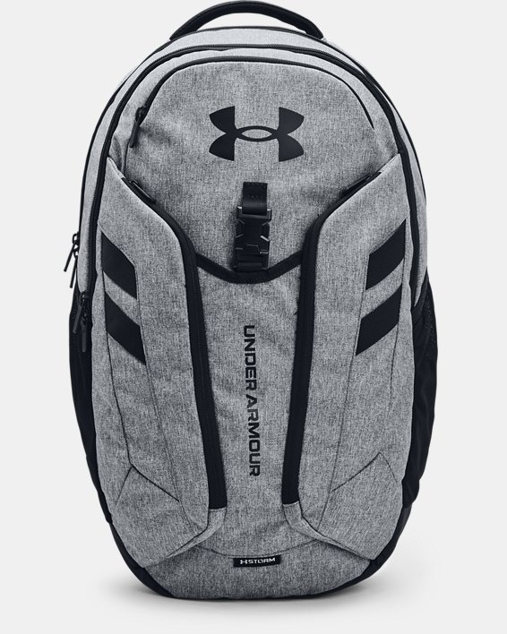 UA Hustle Pro Backpack, Gray, pdpMainDesktop image number 0